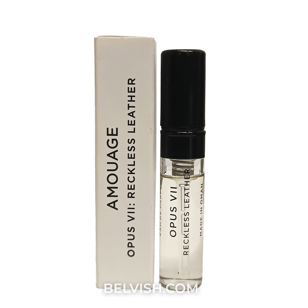 Amouage Opus VII Reckless Leather Vial – Unisex Perfume