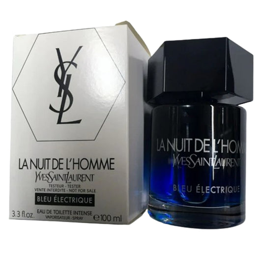 YSL Yves Saint Laurent La Nuit De L'homme Bleu Electrique EDT Intense  | 100ml Tester