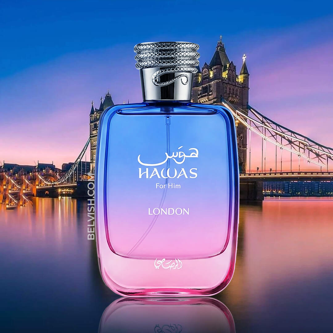 Shop Rasasi Hawas London Eau de Parfum Online - Belvish