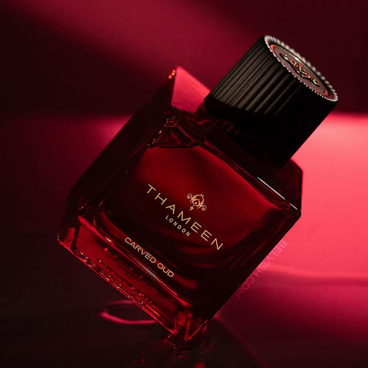 Thameen Red Carved Oud Extrait de Parfum