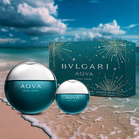 Bvlgari Aqva Pour Homme EDT Set for Men (100ml + 15ml)