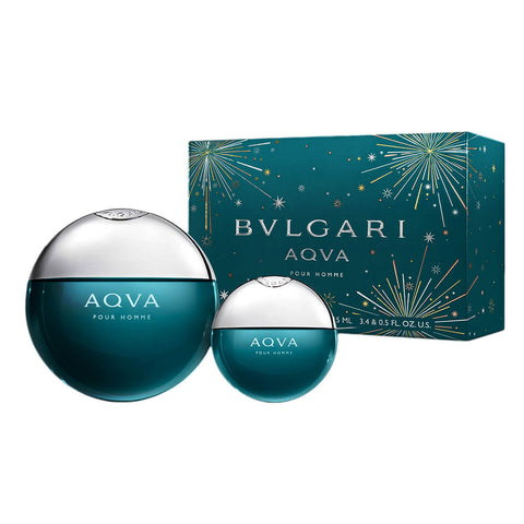 Bvlgari Aqva Pour Homme EDT Set for Men (100ml + 15ml)