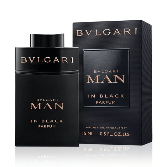 Bvlgari Man In Black Parfum for Men 15ml Travel Spray