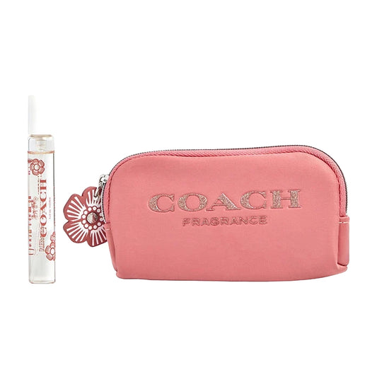 Coach Floral Blush EDP for Women 7.5ml Travel Spray with Pouch