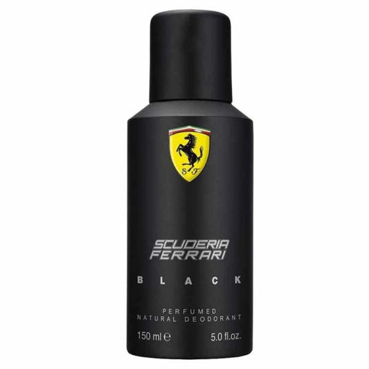 Scuderia Ferrari Black Deodorant for Men 150ml